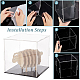 Cajas de exhibición de acrílico transparente AJEW-WH0282-69A-2