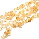 Natural Citrine Beads Strands G-O050-15-1