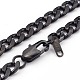 304 Stainless Steel Cuban Link Chain Necklaces NJEW-JN03344-2