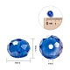 15 Colors Electroplate Glass Beads EGLA-X0006-02B-8mm-4