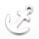 304 Stainless Steel Charms STAS-P051-08-2