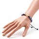 Strip Round Resin Braided Bead Bracelet for Teen Girl Women BJEW-JB06783-3