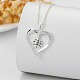 Спортивный мяч сердце сплав микро паве прозрачный кубический цирконий кулон ожерелья для девочек FS-WG15C5A-01-2