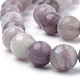 Natürliche lila Jade Perlen Stränge X-G-Q462-109-8mm-3