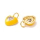 Charms in zirconia cubica in ottone placcato a cremagliera KK-I684-03G-04-RS-2
