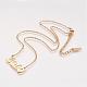 304 Stainless Steel Pendant Necklaces NJEW-K065-21G-1