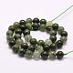 Chapelets de perles en quartz rutile vert naturel G-F509-01-10mm-2