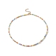 Collana da donna con perle naturali e perline di vetro NJEW-JN04241-1