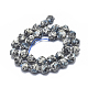 Brins de perles naturelles azurite k2 pierres G-K303-B17-12mm-2