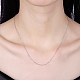 925 Sterling Silver Chain Necklaces NJEW-BB30129-18-4