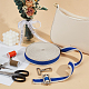 Nastro a righe in poliestere&nbsp;SRIB-WH0029-007C-4
