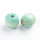 Dyed Wood Beads TB095Y-8-2