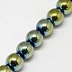 Chapelets de perles en hématite synthétique sans magnétiques G-J169A-4mm-06-3
