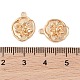 Подвески из латуни с прозрачным стеклом KK-N254-52G-3