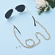 Chaîne en aluminium lunettes cordon de cou AJEW-EH00027-7