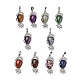 Natural & Synthetic Gemstone Pendants G-M386-01P-2
