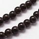 Chapelets de perles en obsidienne d'acajou naturel G-N0189-01-3mm-3