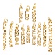 12шт 12 стильные золотые латунные подвески KK-LS0001-46-2