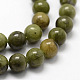 Naturels chinois perles de jade brins X-G-F363-6mm-3