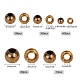 Ph pandahall 1150pcs 5 größen glatte Abstandsperlen antike bronze winzige Abstandsperlen lose perlen für schmuckzubehör (2.4mm KK-PH0036-61AB-2