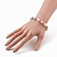 Bracelets de perles acryliques ronds de style peint à la bombe BJEW-JB05815-06-5
