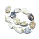 Rangées de perles d'opale blanche naturelle G-O179-J08-2