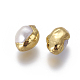 Perlas naturales abalorios de agua dulce cultivadas PEAR-F011-56G-2