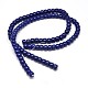 Drum Lapis Lazuli Beads Strands G-N0140-03-10x8mm-2