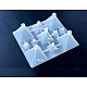 シリコンモールド  レジン型  UVレジン用  エポキシ樹脂ジュエリー作り  ピラミッド  ホワイト  2~6x2~6x2~6.5cm DIY-L021-09-3