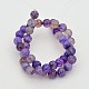 Dyed Crackle Agate Round Bead Strands G-J276-03-10mm-2