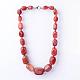 Natural Agate Graduated Beads Necklaces NIEW-F118-C12-1