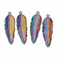 Colgantes de aleación de color arcoíris PALLOY-S180-042-RS-1