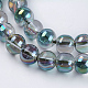 Chapelets de perles en verre électroplaqué GLAA-K025-HR-8mm-A01-3