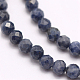 Natural Sapphire Beads Strands G-F509-18-4mm-6