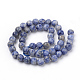 Natürliche blaue Fleck Jaspis Perlen Stränge G-Q462-99-4mm-2