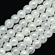 Electroplate AB Color Plated Synthetic Crackle Quartz Round Beads Strands G-L155-10mm-09-1