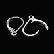 925 Sterling Silver Leverback Earrings STER-S002-56-5