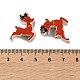 Рождественские тематические деревянные бусины схима WOOD-F018-05-3