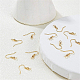 Benecreat 100pcs 18k vergoldete französische Ohrringhaken mit Kugel baumeln Ohrring Zubehör für DIY Ohrringherstellung KK-BC0005-08G-4