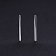 SHEGRACE Simple Design Rhodium Plated 925 Sterling Silver Ear Studs JE344A-2