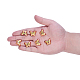 Perles en émail d'alliage de style chinois X-ENAM-L015-34D-G-9