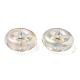 Placage uv perles acryliques irisées arc-en-ciel OACR-P010-17E-3