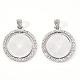 Сеттинги для кулона(кабошонов)&nbsp;LS-PALLOY-S107-005P-RS-1
