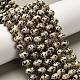 Природные яшмы далматин бисер нитей G-P573-A63-10x6mm-1