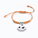 Bracelets de perle tressés en corde de polyester ciré coréen ajustable BJEW-JB04420-01-1
