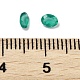 Ограненный натуральный зеленый оникс-агат (окрашенный и нагретый) кабошоны G-I295-05C-16B-04-3