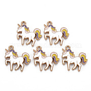 Подвески из эмали и сплава ENAM-N055-019C-NR