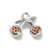 Латунные микро проложить кубического циркония подвески KK-L229-001P-02