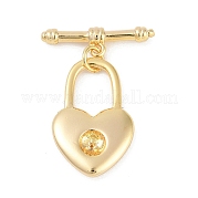 Латуни Переключить застежками KK-K391-18G