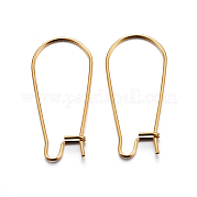Фурнитура для сережек-колец из нержавеющей стали 304 STAS-P223-01G-05